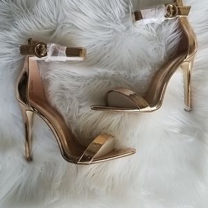 Brand New! Rose Gold Stilleto Heels